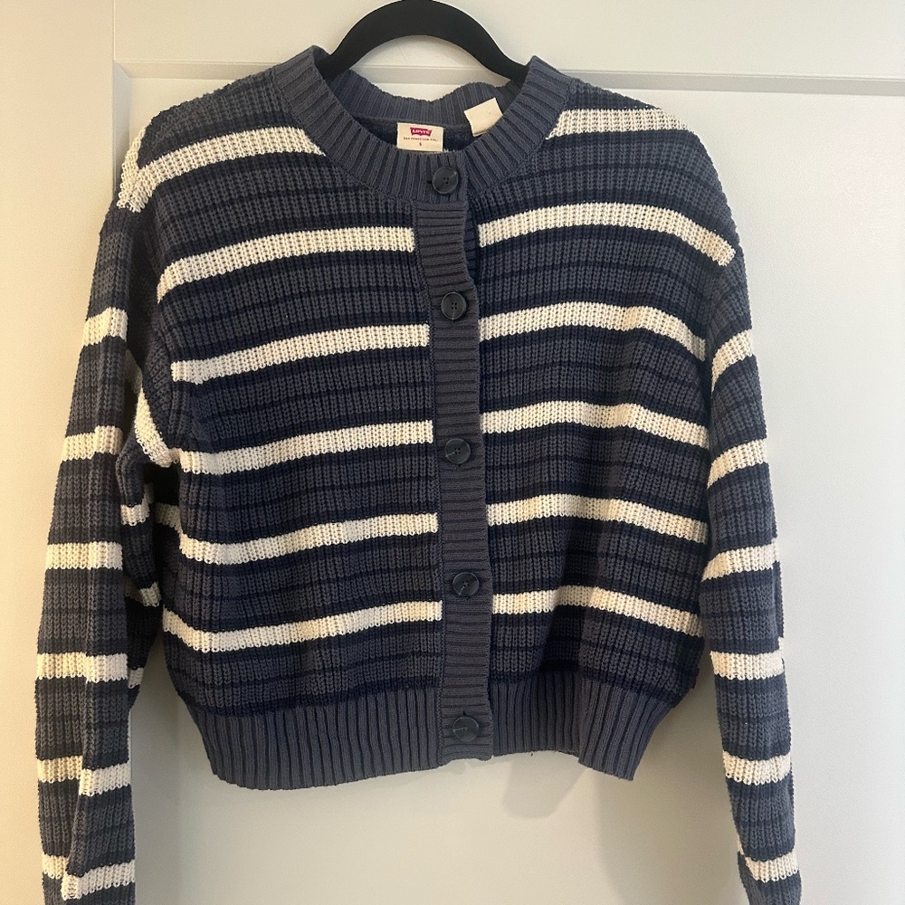 Levi's Striped Cardigan Size S